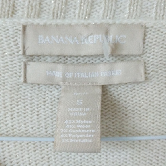 Banana Republic Knit Metallic Wool Blend Sweater - Picture 3 of 6